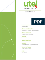 Base de Datos, Formas Normales y Algebra Relacional Sem 4