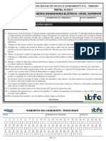 Ibfc 2017 Embasa Engenheiro Engenharia Eletrica Prova