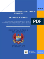 Plan General de Bienestar y Familia Fuerza Aere Colombiana 2020