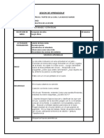 Sesion de Aprendizaje 4 de Abril