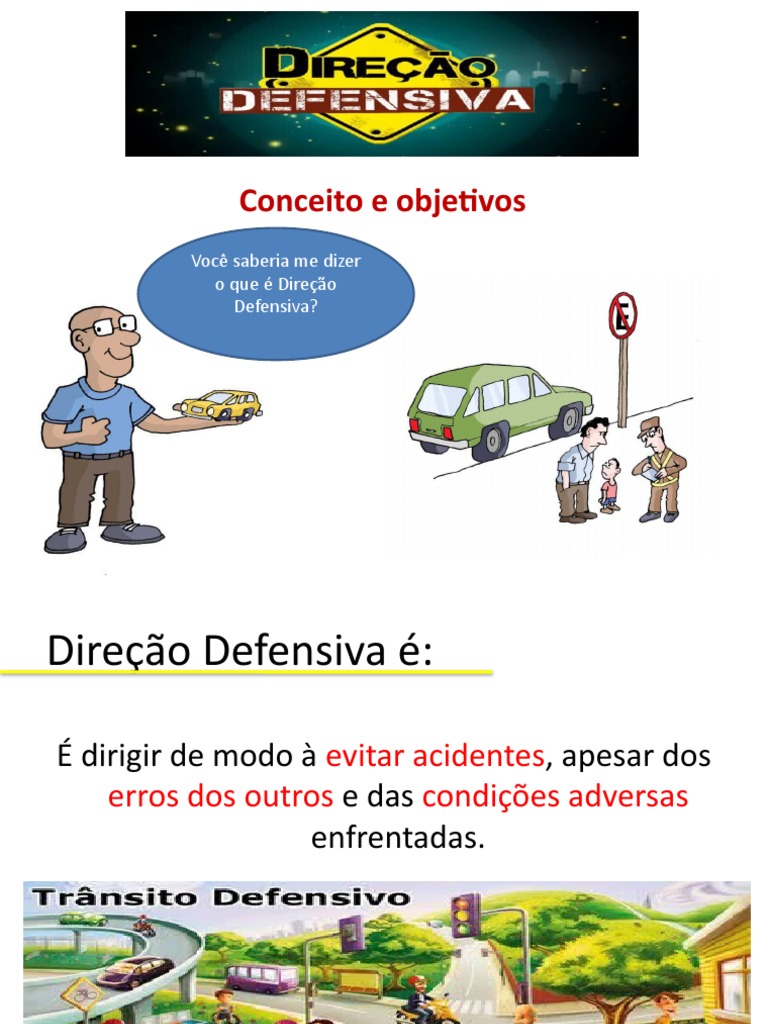 Conceito de Direção Defensiva | PDF | Transporte | Veículos