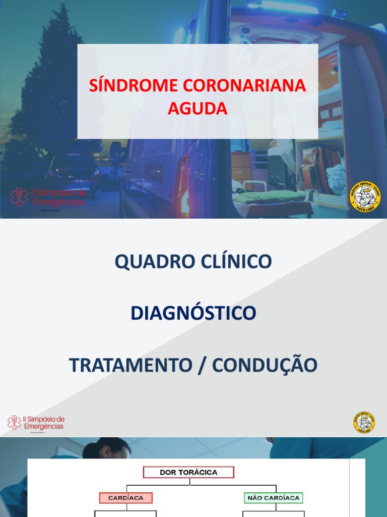 Diagnóstico e Tratamento da SCA | PDF | Infarto do Miocárdio | Doenças ...