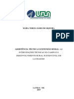 DISSERTAÇÃO - Assistência Técnica e Extensão Rural As Intervenções Técnicas No Campo e o Desenvolvimento Rural