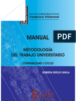 Metodologia Del Trabajo Universitario Contabilidad I