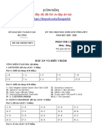 (Tailieudieuky.com) Đề Thi Chọn Học Sinh Giỏi Tiếng Anh 9 Tỉnh Hà Tĩnh Năm Học 2019-2020 Có Đáp Án