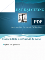 Bài Giảng Pháp Luật Đại Cương - ThS. Nguyễn Thị Thúy Hằng