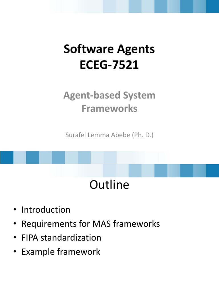 Multi-Agent System Frameworks Overview | PDF | Software Framework ...