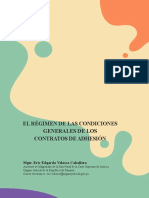 Artículos Sobre Las Condiciones Generales de Los Contratos de Adhesión