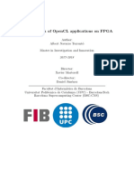 Optimization of Opencl Applications On Fpga