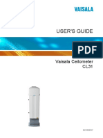 User'S Guide: Vaisala Ceilometer CL31