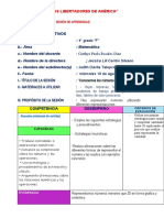 Sesion de Aprendizaje de Matemática - Representamos Números Hasta 20 - 2022