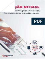 Elementos de Ortografia e Gramatica Tecnica Legislativa e Atos Normativos