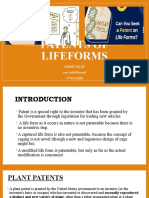 Patents of Lifeforms