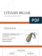 Litiasis Biliar y Pancreatitis