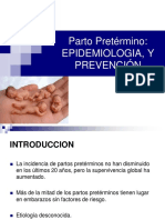 Epidemiologia Parto Pret.