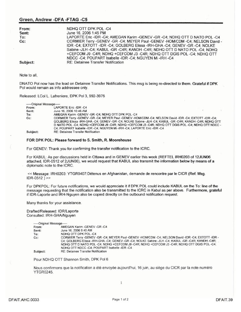 Dfait.39 R1 | PDF