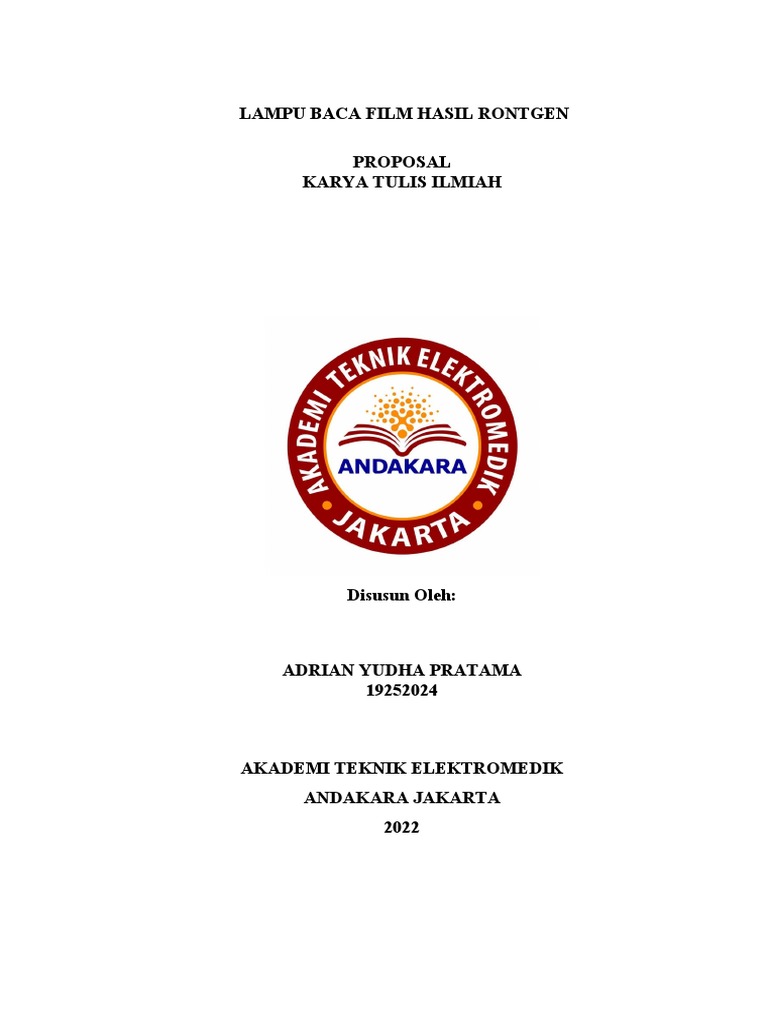 Proposal Kti Adrian Yudha Pratama 19252024 | PDF | Seni | Komputer