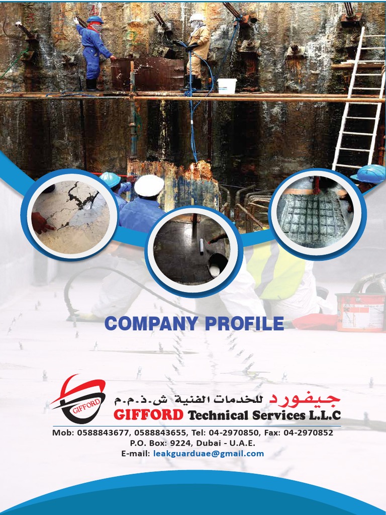 GIFFORD Technical Services PROFILE PDF Concrete Epoxy