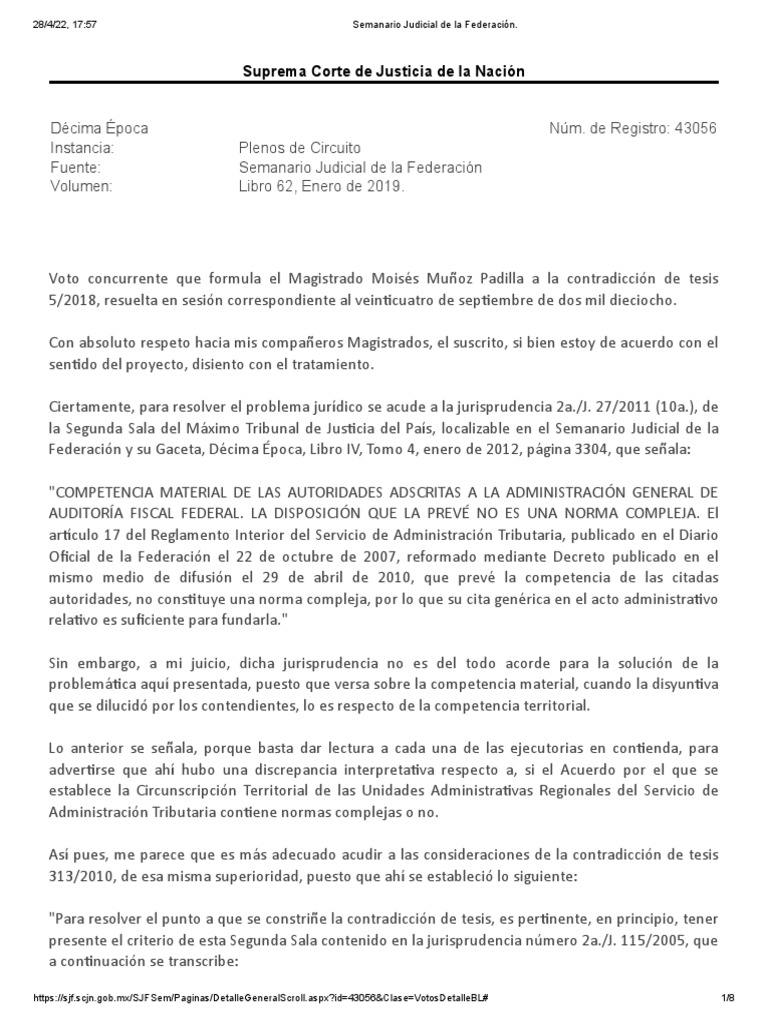 Competencia y Subincisos en Normas Jurídicas | PDF | Caso de ley ...
