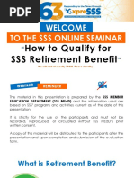 Retirement Benefit