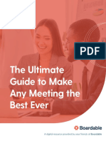 The Ultimate Guide To Make Any Meeting The Best Ever: A Digital Resource Provided by Your Friends at Boardable