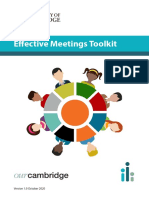 Effective Meetings Toolkit: Version 1.0 October 2020