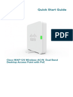 Quick Start Guide: Cisco Wap125 Wireless-Ac/N Dual Band Desktop Access Point With Poe