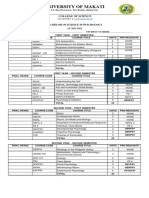 Curriculum For Students 2021 2022 New Codes