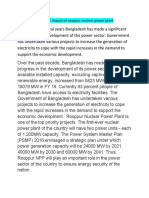 Economic Impact of Rooppur Nuclear Power Plant