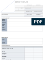 Project Handover Report Template Summary