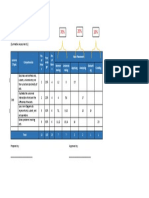 Table of Specification Format (1)