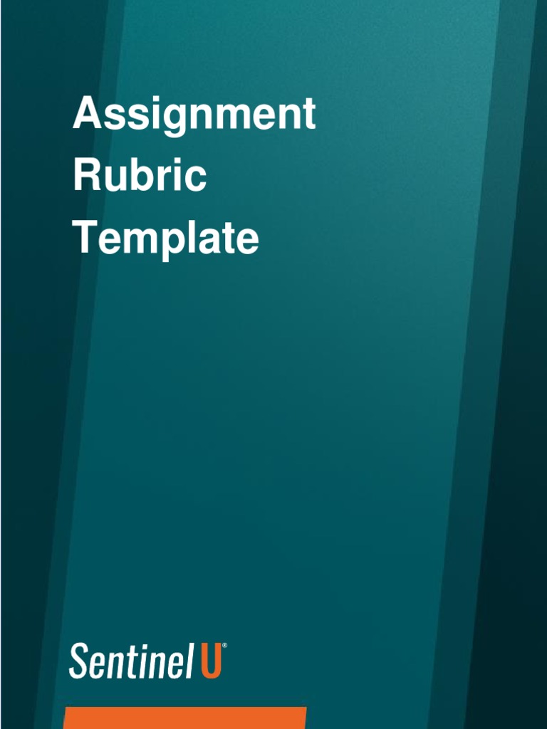 Assignment Rubric Template 8.17.21 | PDF | Rubric (Academic) | Cognition