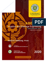 ABEn 156 - Irrigation and Drainage Engineering - SLG Modules 1 - 2 Volume 1 - Arthur Tambong - 09082020