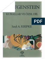 Saul A. Kripke Wittgenstein Kurallar Ve Ozel Dil