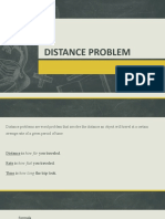 Distance Problem