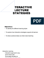 Interactive Lecture