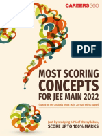 JEE Main Exams High Scoring Chapters and Topics