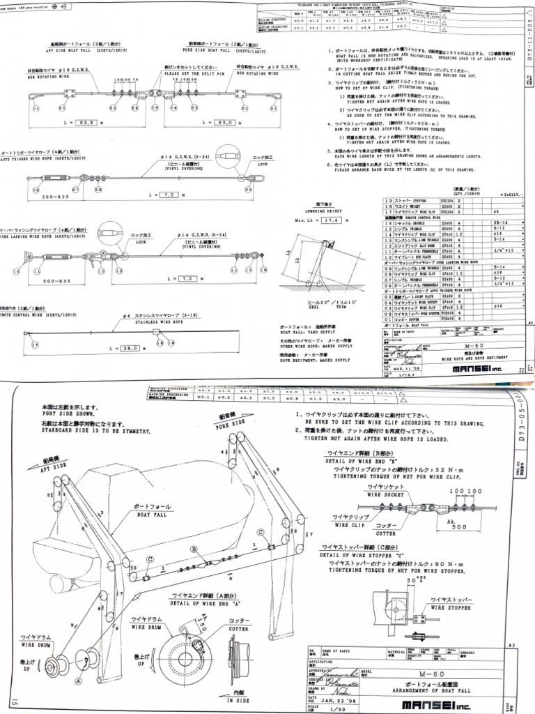 Lifeboat Davit Winch | PDF | Manufactured Goods | Machines