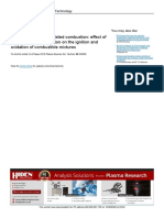 2016 - Popov - Kinetics of Plasma-Assisted Combustion - Effect of Non-Equilibrium Excitation On The Ignition and Oxidation of Combustible Mixtures