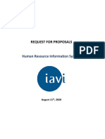 IAVI-HRIS Request For Proposal-08.2020