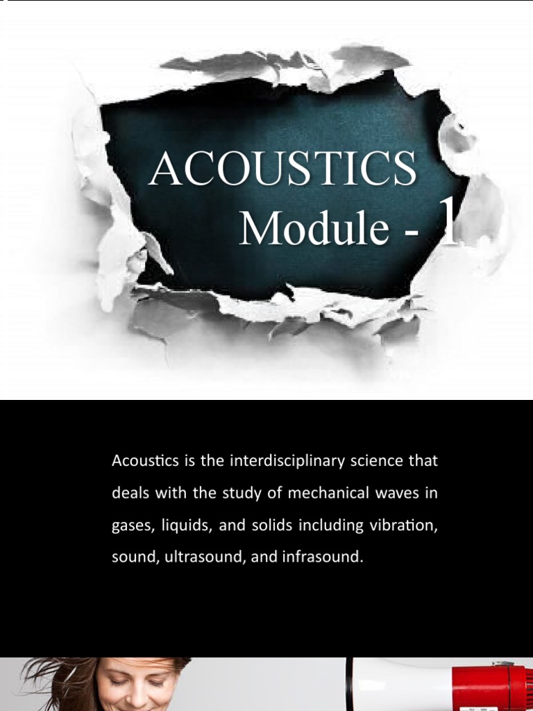 Acoustics Module 1 | PDF | Sound | Wavelength