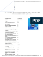 Common Recruitment Process For Recruitment of Clerks in Participating Banks (CRP Clerks-Xii)