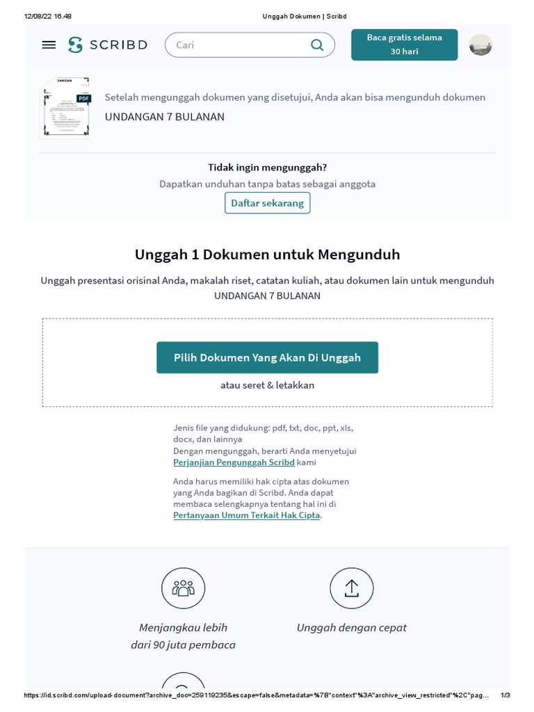 Unggah Dokumen - Scribd | PDF