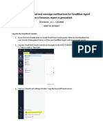 Configure email and text alerts for SandBlast Forensics reports