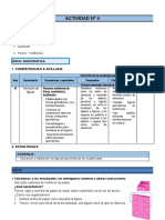 5° Grado - Actividad Del Dia 11 de Agosto