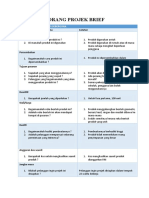 Borang Projek Brief