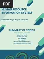 Human Resource Information System