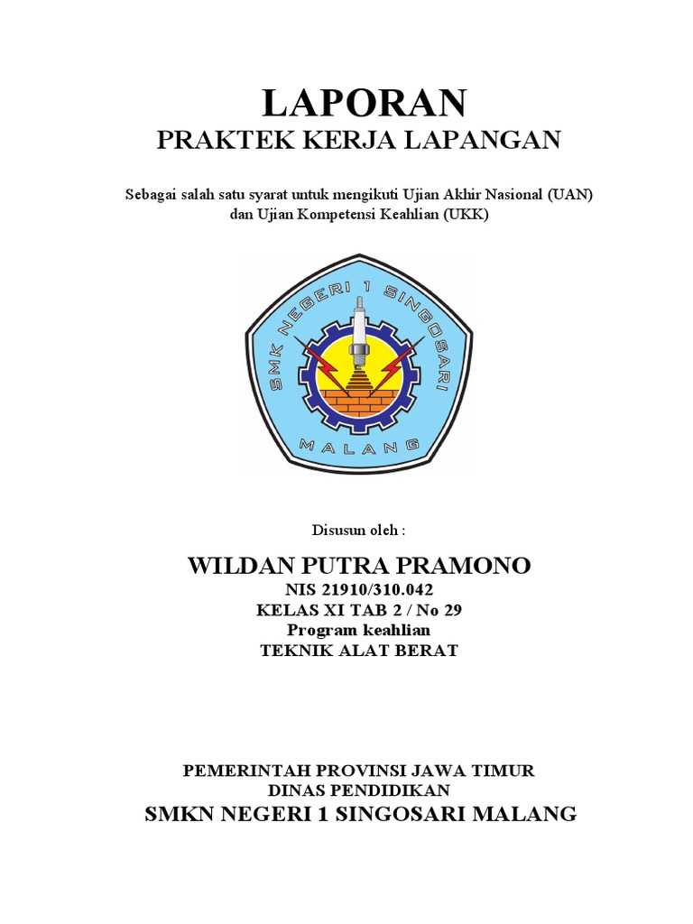Contoh Laporan PKL | PDF