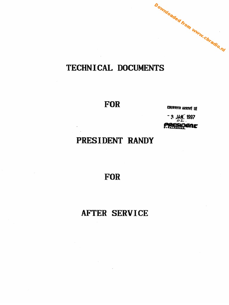 President Randy SM | PDF