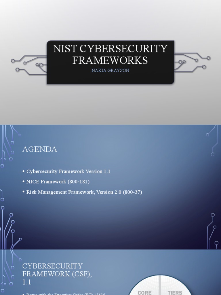 NIST 800-181 Cybersecurity Framework | PDF | Computer Security | Security
